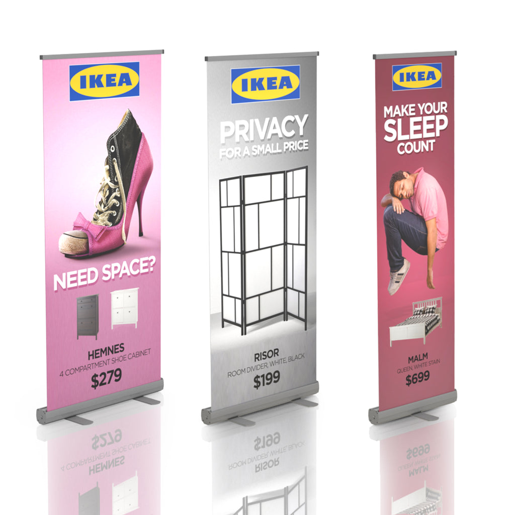 Economy Roll Up Banner Stand