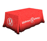 6ft Printed Table Throw - 3 Sided $189.99 / 4 Sided $249.99