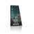 5ft Angled Firefly Lightbox display with a backlit city skyline design, standing upright on reflective flooring for modern trade show or event branding.
