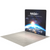 8ft QuickZip Lightbox tension fabric display with built-in LED lighting and seamless printed graphic wall.