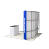 10ft Perfect-Pop™ - Curved Display with Lights and Podium
