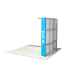 8ft Perfect-Pop™ - Curved Trade Show Display with 2 lights