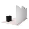 20ft QuickZip™ - Executive Single-Sided Trade Show Display