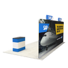 20ft QuickZip™ - Straight Double-Sided Display with 2 Headers