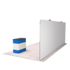 20ft QuickZip™ - Straight Single-Sided Trade Show Display