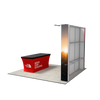 8ft Perfect-Pop Straight, Lights, 6ft Ultra-Fit Table Throw