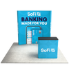 8ft Perfect-Pop™ - Curved Display with Podium