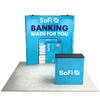 8ft Perfect-Pop™ - Curved Display with Podium and Lights