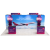 20ft QuickZip™ - Mega Max Single-Sided Display with 4 Lights