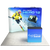 10ft QuickZip™ - Curved Single-Sided Display with Lights and Podium