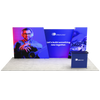 20ft Angled Firefly Lightbox Single-Sided Backlit Display with 1 Counter