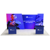 20ft Angled Firefly Lightbox Single-Sided Backlit Display with 2 Counters
