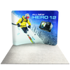 10ft QuickZip™ - Curved Single-Sided Trade Show Display