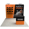 10ft QuickZip™ Showcase Single-Sided Trade Show Display