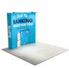 8ft Perfect-Pop™ - Curved Trade Show Display with 2 lights