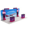 20ft QuickZip™ - Mega Max Double-Sided Trade Show Display