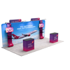 20ft QuickZip™ - Mega Max Double-Sided Display with 4 Lights