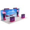 20ft QuickZip™ - Mega Max Single-Sided Display with 4 Lights