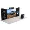 20ft QuickZip™ - Executive Single-Sided Trade Show Display