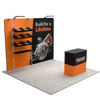 10ft QuickZip™ Showcase Double-Sided Trade Show Display