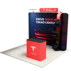 10ft QuickZip™ MAX Curved Single-Sided Trade Show Display