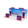 20ft QuickZip™ - Mega Max Double-Sided Trade Show Display