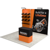 10ft QuickZip™ Showcase Double-Sided Trade Show Display