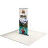 36" Fabric Silver Step Premium Retractable Banner Stand