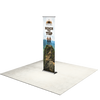 24" Vinyl Silver Step Premium Retractable Banner Stand