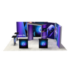 20ft Firefly Pavilion Lightbox Double-Sided Backlit Display with 4 Counters