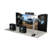 20ft QuickZip Executive, Lightbox Banner Stand