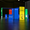 20ft Firefly Quartet Lightbox Single-Sided Backlit Display with 4 Counters