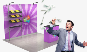 Get $100 back when you share a video of your booth setup during the event! *Terms apply.