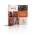8ft curved tension fabric trade show display shown in front view with custom graphics and rounded corners.
