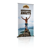 48" Fabric Silver Step Premium Retractable Banner Stand
