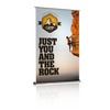 60" Fabric Silver Step Premium Retractable Banner Stand