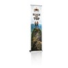 24" Vinyl Silver Step Premium Retractable Banner Stand
