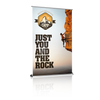 60" Vinyl Silver Step Premium Retractable Banner Stand