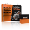 10ft QuickZip™ Showcase Single-Sided Trade Show Display