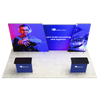20ft Angled Firefly Lightbox Single-Sided Backlit Display with 2 Counters