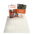 Overhead booth view highlighting the 8ft curved backdrop with LED lights in an open exhibit layout.