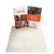 Overhead view of the 8ft curved trade show display showing booth footprint and display positioning.