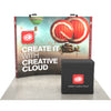 10ft Perfect-Pop Curved with Lights, Hard Case and Podium Print - $1,224.99