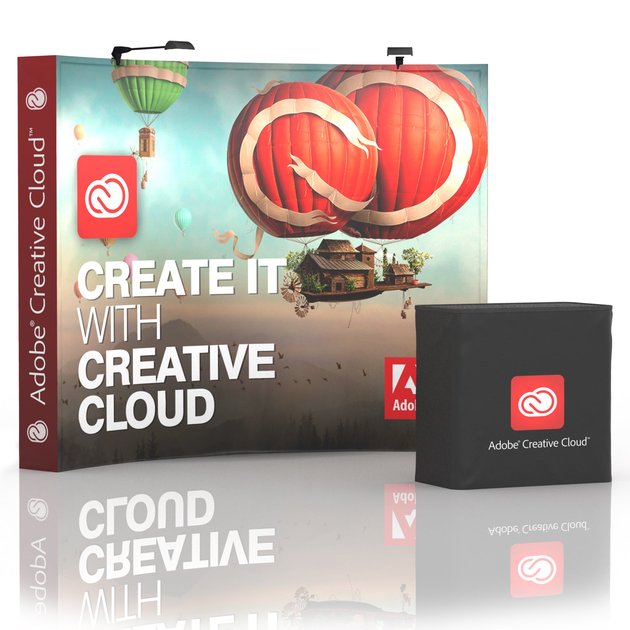 10ft Perfect-Pop™ - Curved - TradeShowBooth.com