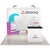 10ft QuickZip Curved portable fabric display with full-colour printed curved wall and branded counter for trade shows and exhibits.