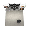 Overhead view of the 10ft 3D Snap-Up – Kit B trade show display showing the snap-up frame structure, cross-bracing, highlighting the modular construction.