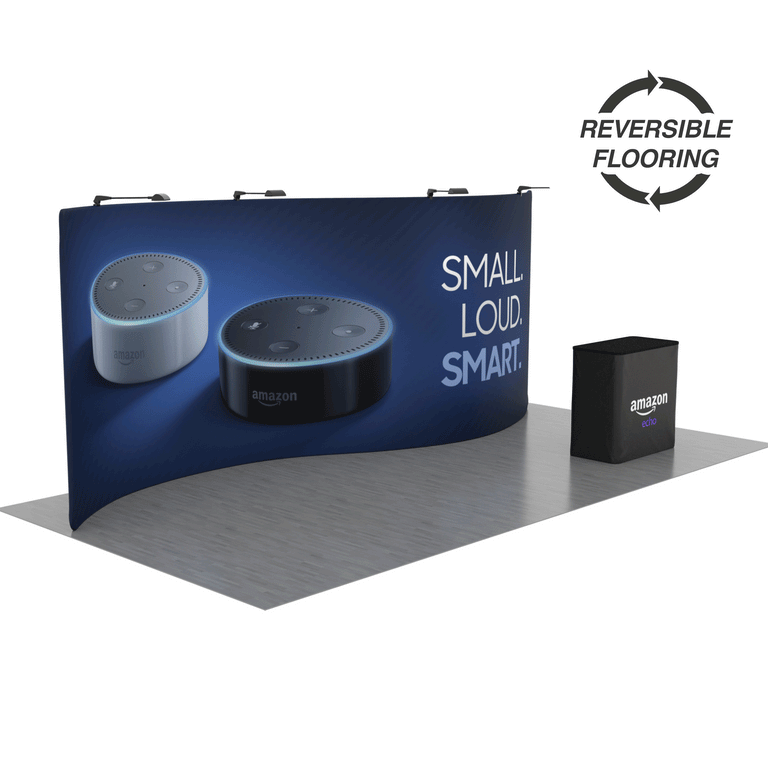 20ft QuickZip™ Serpentine Trade Show Display