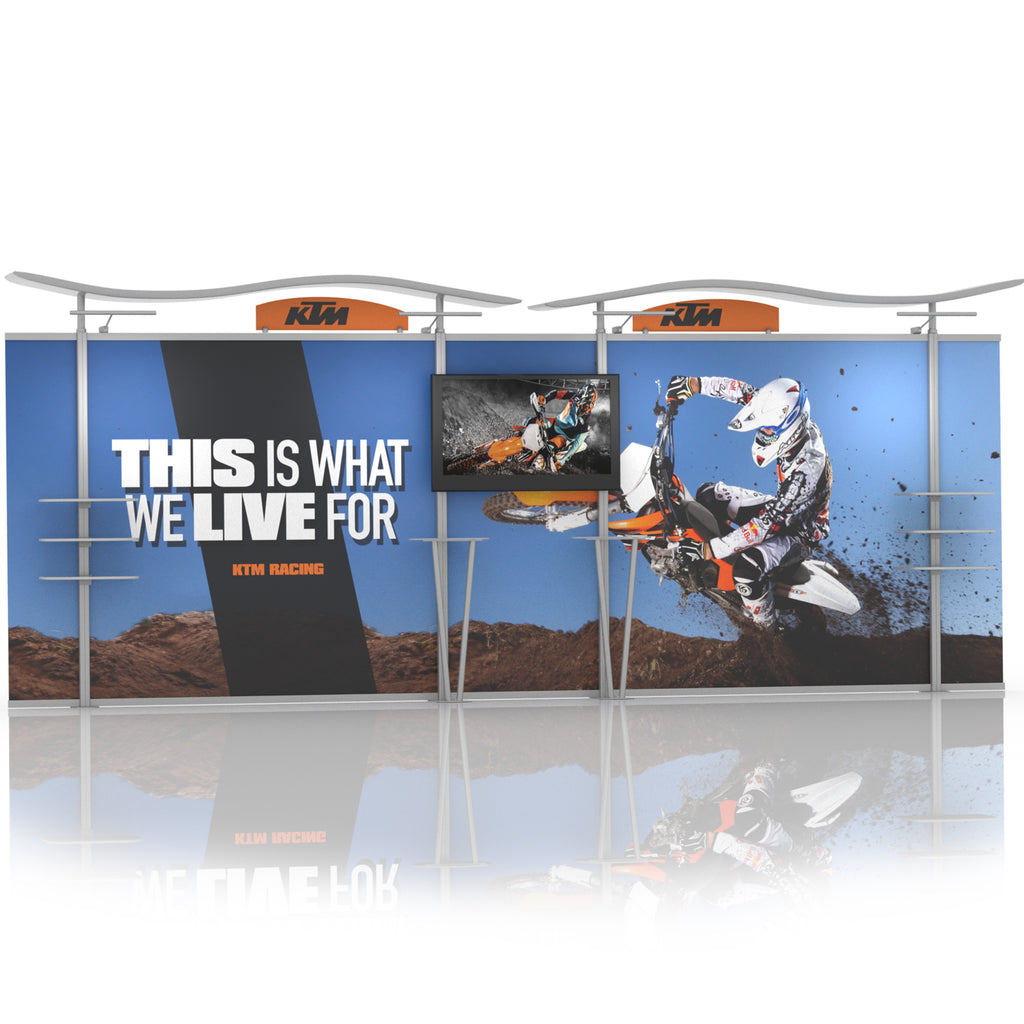 20ft Timberline Heavy Duty Modular Trade Show Display - TradeShowBooth.com