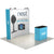 8ft Perfect-Pop Curved with Lights, Hard Case and Podium Print - $1,124.99