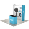 8ft Perfect-Pop Curved with Lights, Hard Case and Podium Print - $1,124.99
